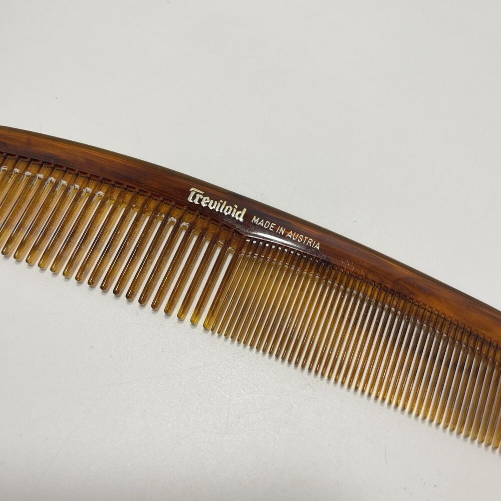 Vintage Treviloid Faux Tortoiseshell Hair Comb - Made in Austria 7”